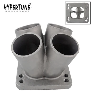 

Hypertune - Cast Stainless Steel 4-1 Turbo header manifold Merge collector T3 T4 with T3 Flange HT-THM01-4