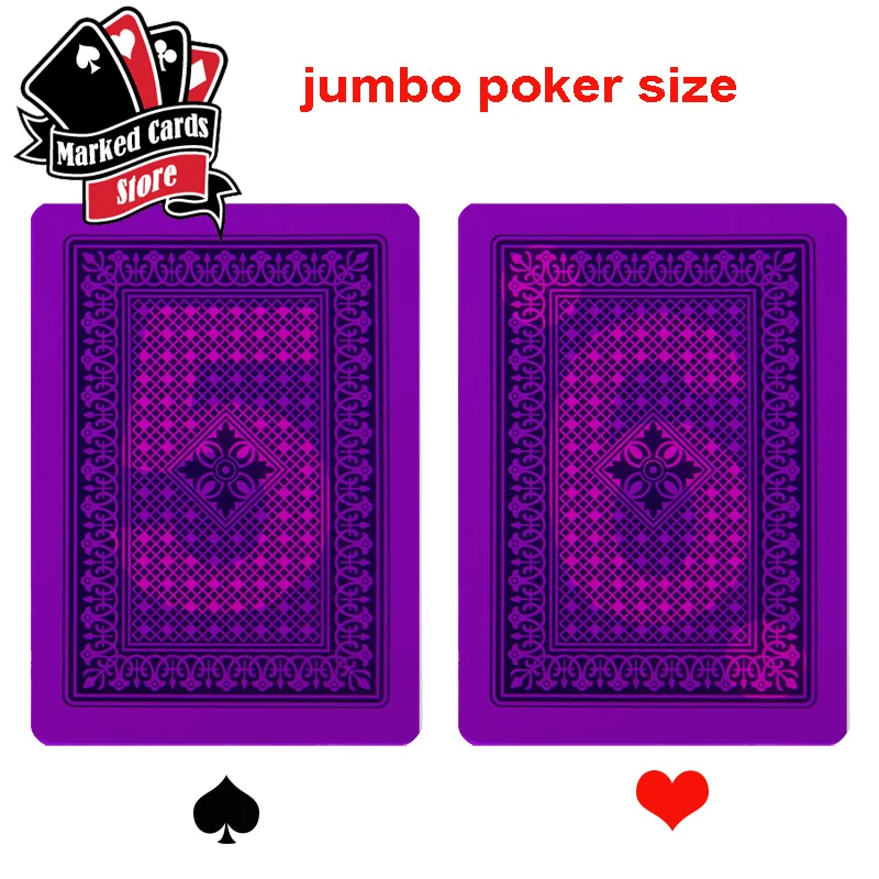 2 или 4 колоды Magic Fournier 818 светящиеся маркированные карты для чтения с
