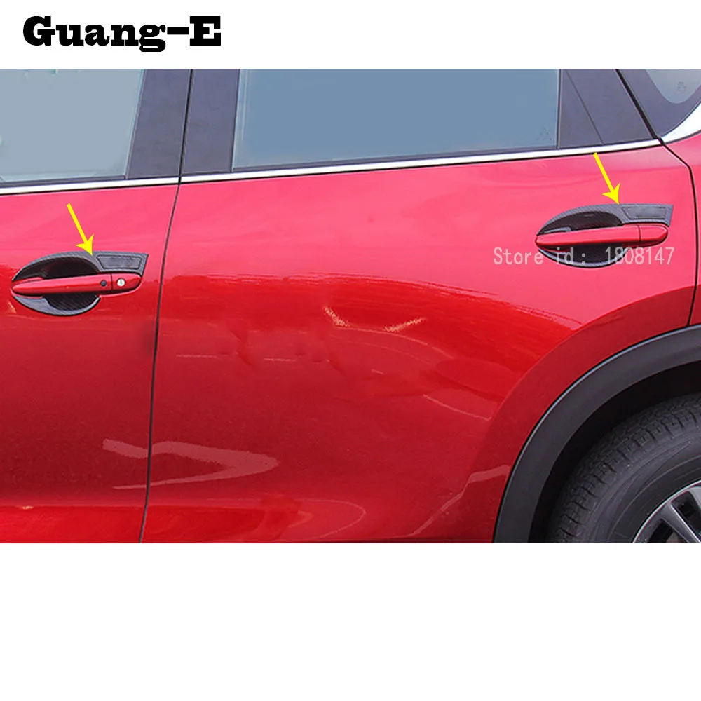 

Car body cover protection detector trims ABS chrome External Bowl sticks lamp frame hoods For Mazda CX-5 CX5 2nd Gen 2017 2018