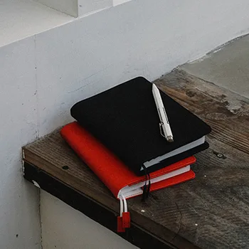 

1pcs Basic Pocket Set Solid Color Handbook With Inner Core Creative Notepad