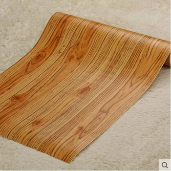 

Chinese Retro 3D Wood Wallpaper Decoration Living Room Bedroom Background Wallpaper 3D PVC Waterproof Wallpaper Roll