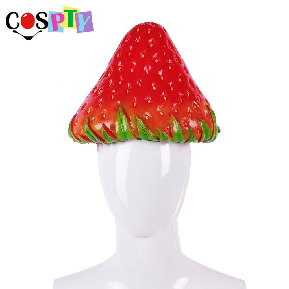 

Cospty New Style Carnival Fruit Strawberry Cosplay Acrylic Funny Novelty Party Hats