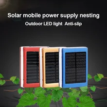 DIY двойной USB Солнечный мобильный Банк питания гнездовой портативный аккумулятор зарядное устройство коробка Кемпинг Светильник WIF66