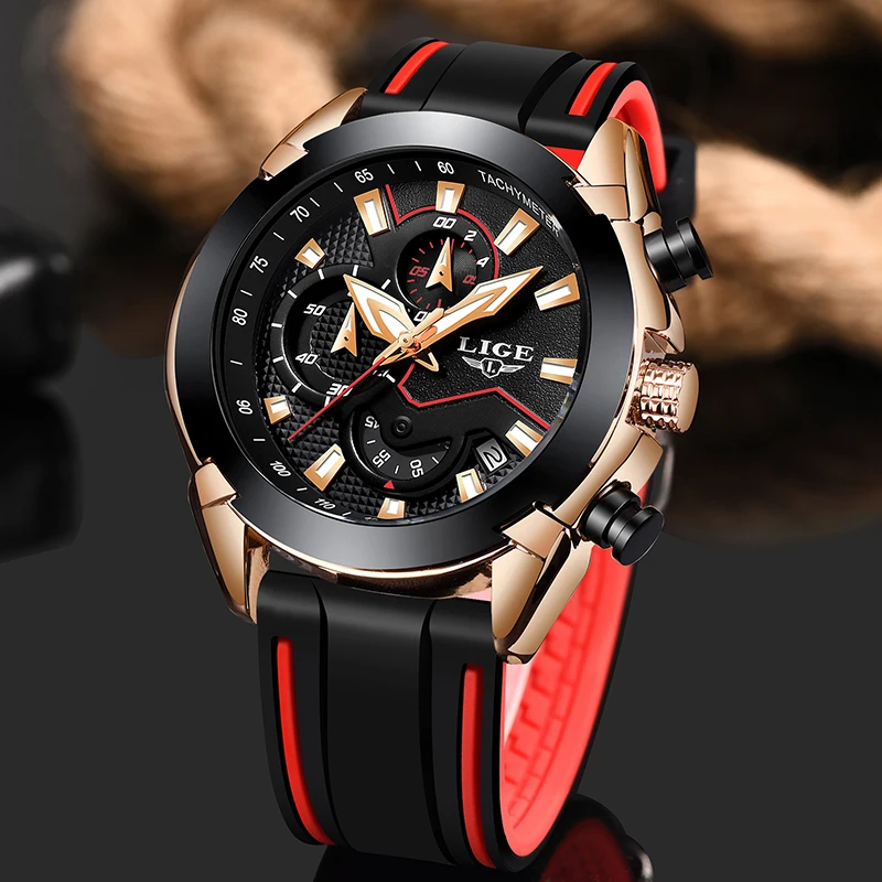 2019 LIGE новые мужские s часы Лидирующий бренд повседневные кварцевые наручные мужские светящиеся часы календарь деловые водонепроницаемые