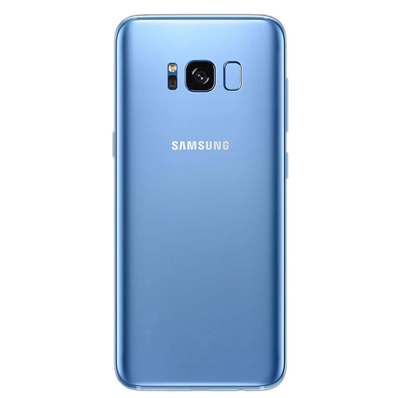 Оригинальные чехлы на заднюю панель для SAMSUNG Galaxy S8+ G9500 SM-G950U SM-G9508 G9550 SM-G9 SM-G955 стеклянная задняя крышка с инструментами - Цвет: Blue