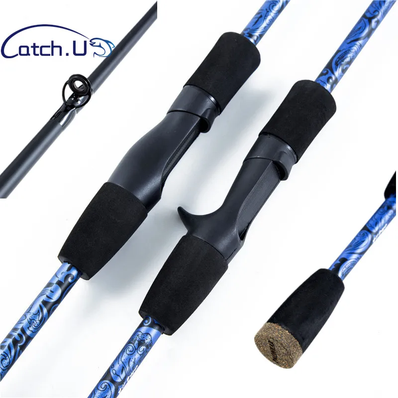 Удочка Catch U вес лески 6-14lb приманки 1/8-3/4 унции карбоновое волокно спиннинговая