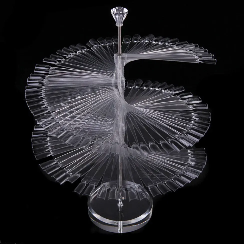 

Fake Nail Art Display Stand False Nails Polish shelves Lacquer Shelf Rack Practice Nail Gel Manicure Salon Tool