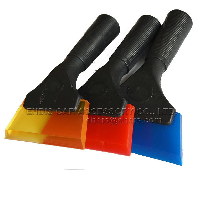 EHDIS Long Handle Rubber Snow Shovel Squeegee Vinyl Film Car Automobile Ice Scraper Home Window Cleaning Tool Window Tints Tool