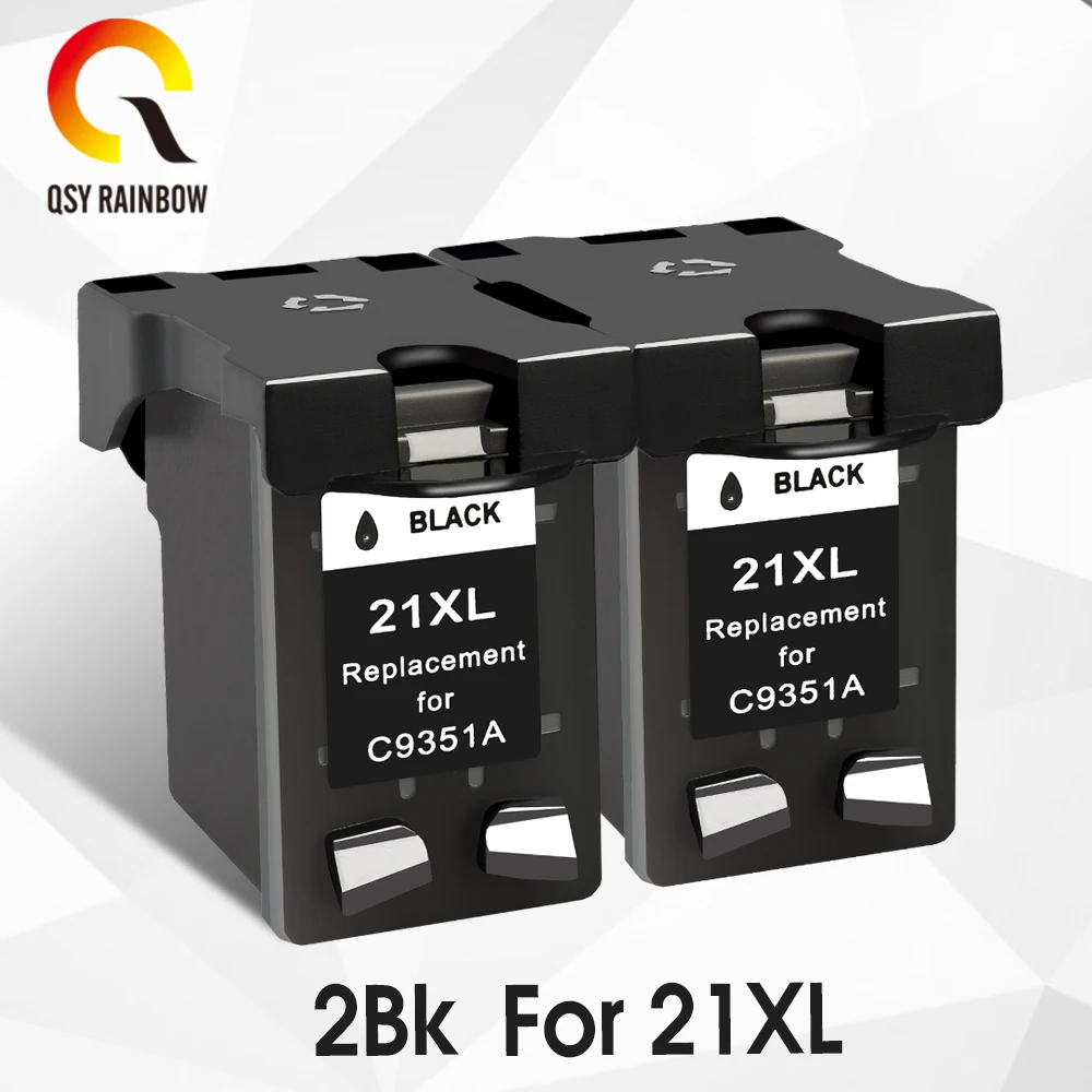 CMYK Supplies сменный чернильный картридж для hp 21 22 для hp 21xL 22XL с чернилами hp Deskjet F380 F2280 3910 3915 3918 3920 3940 D1530 - Цвет: 2BK