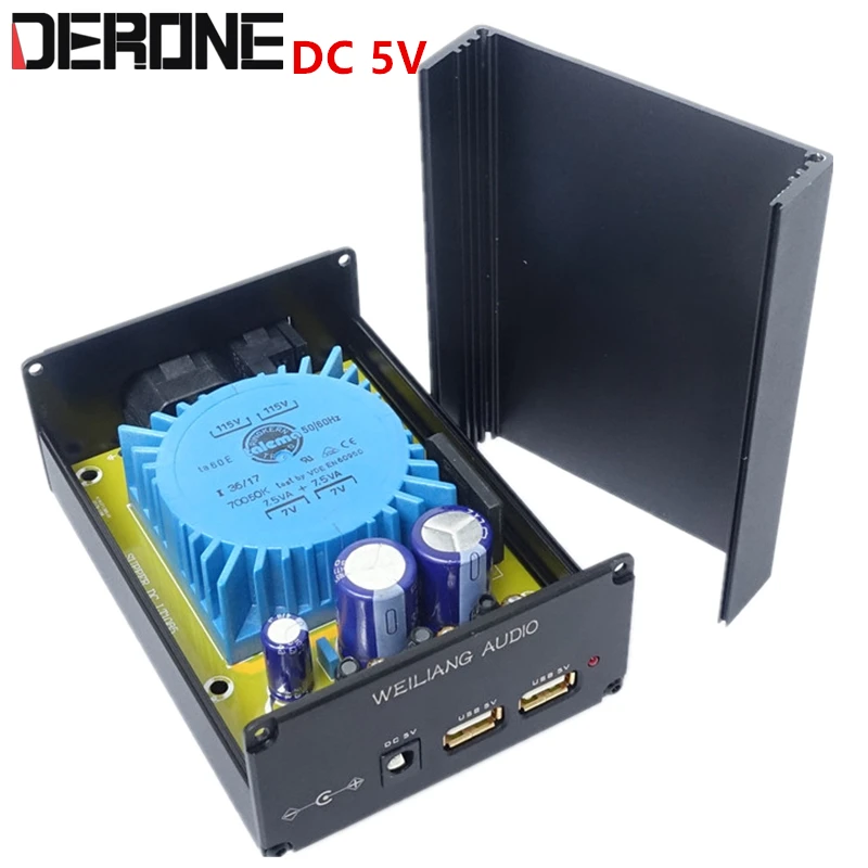 15VA DC 5V USB 5.5/2.1 Ultra Low Noise Linear