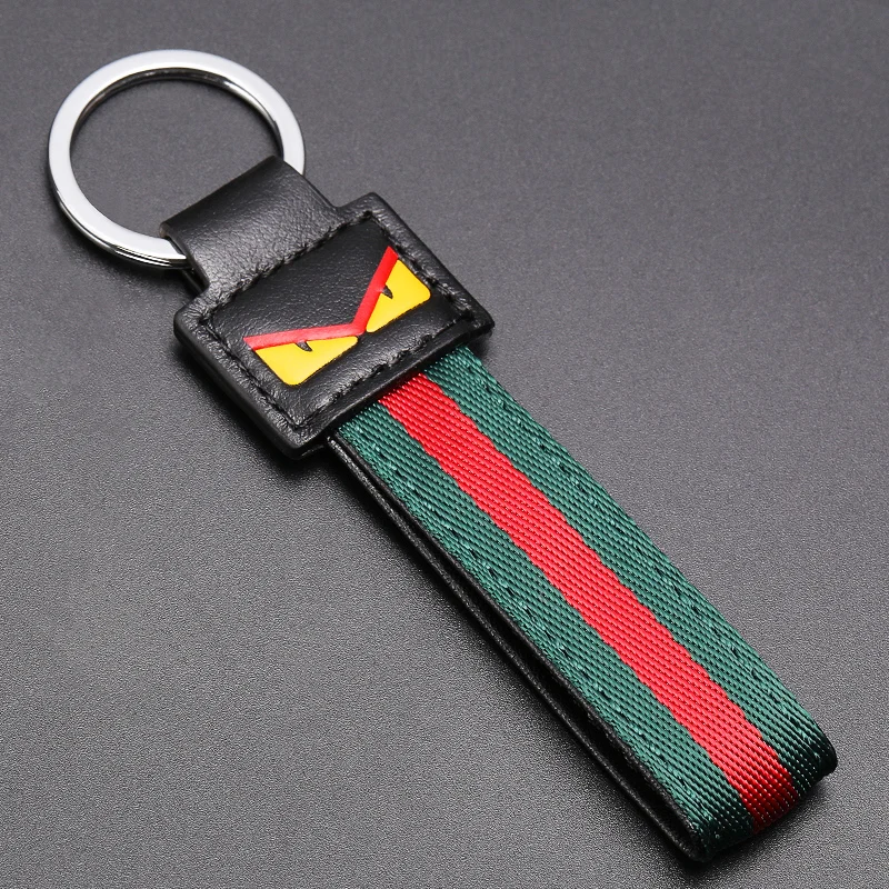 

Fashion Leather Monster Keychain Key Ring Men Waist Hanging Key Chains Holder Auto Car Purse Charm Trinket Pendant Gift Llavero
