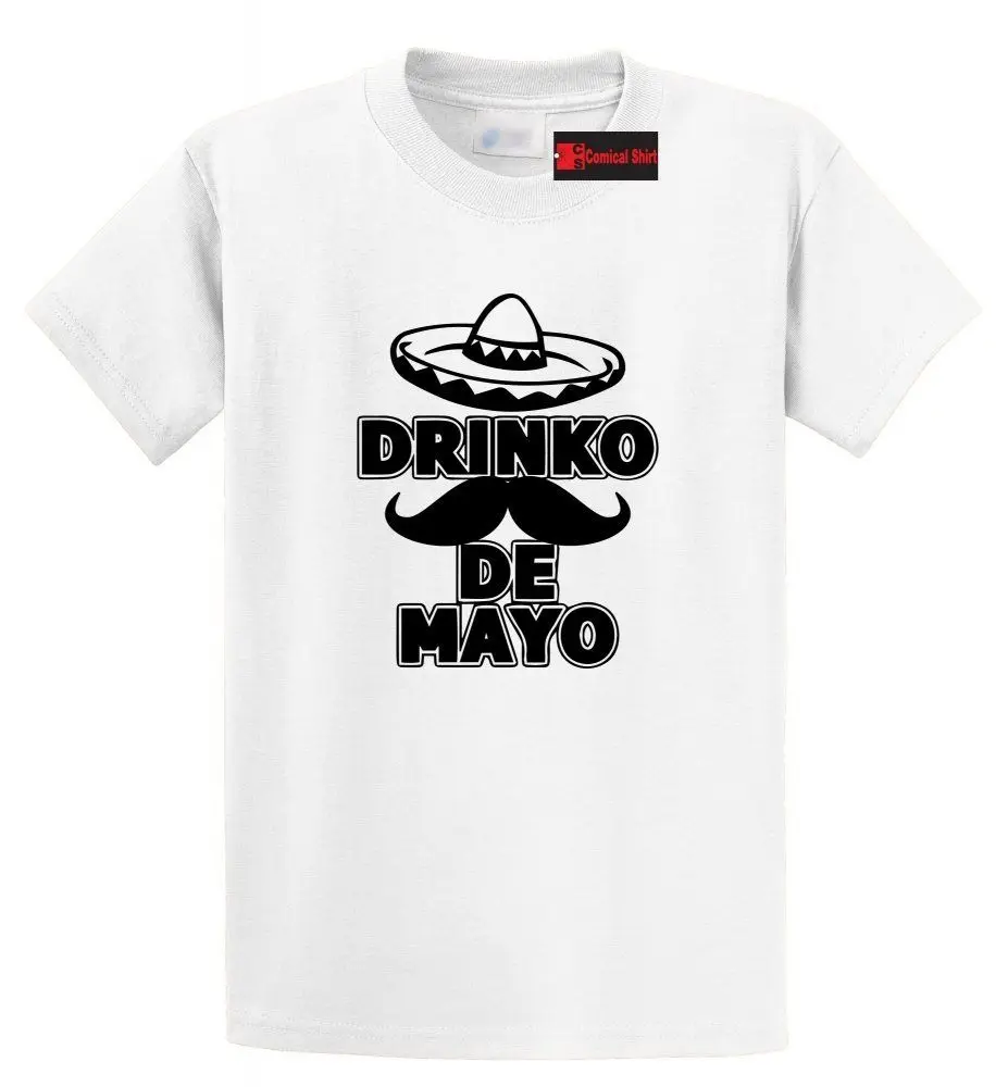 Drinko De Mayo забавная футболка Cinco мексиканские вечерние футболки|Футболки| |
