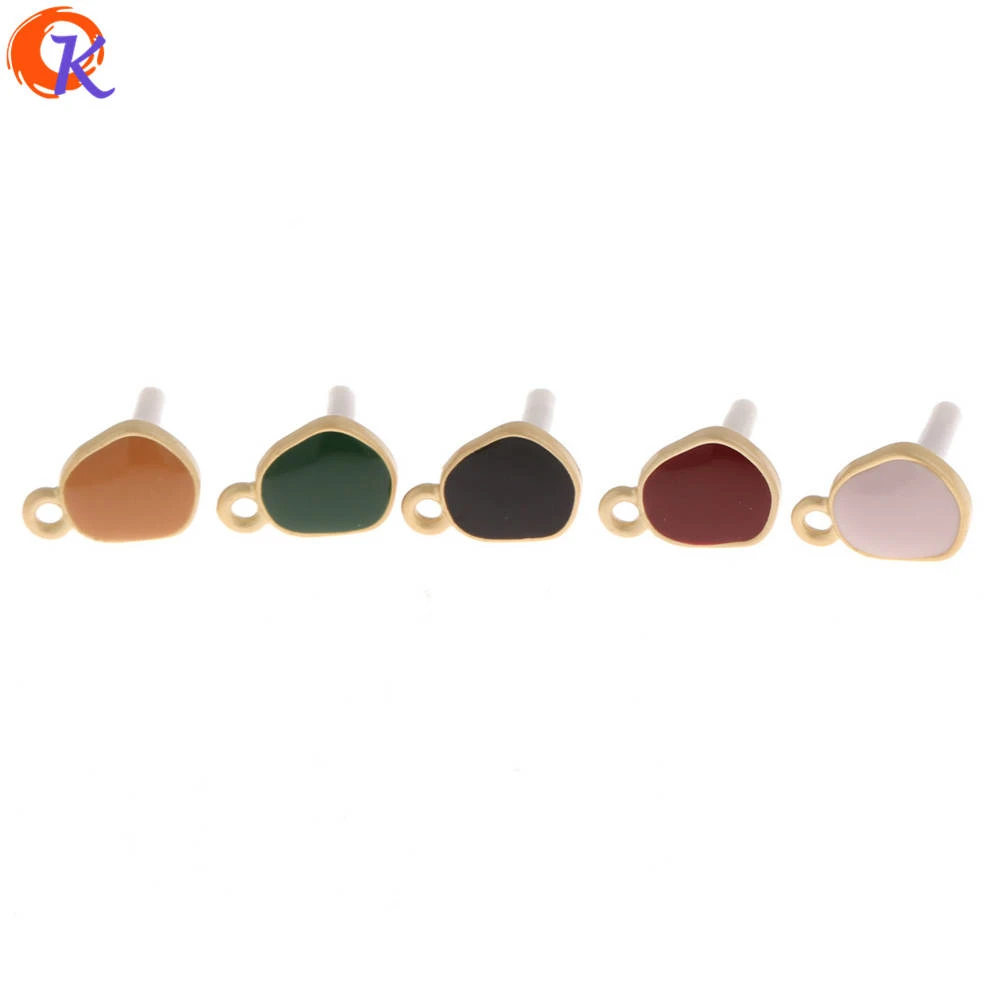 

Cordial Design 50Pcs 10*14MM Jewelry Accessories/Earring Stud/Matte Gold/Oval Shape/Zinc Alloy/DIY/Hand Made/Earring Findings