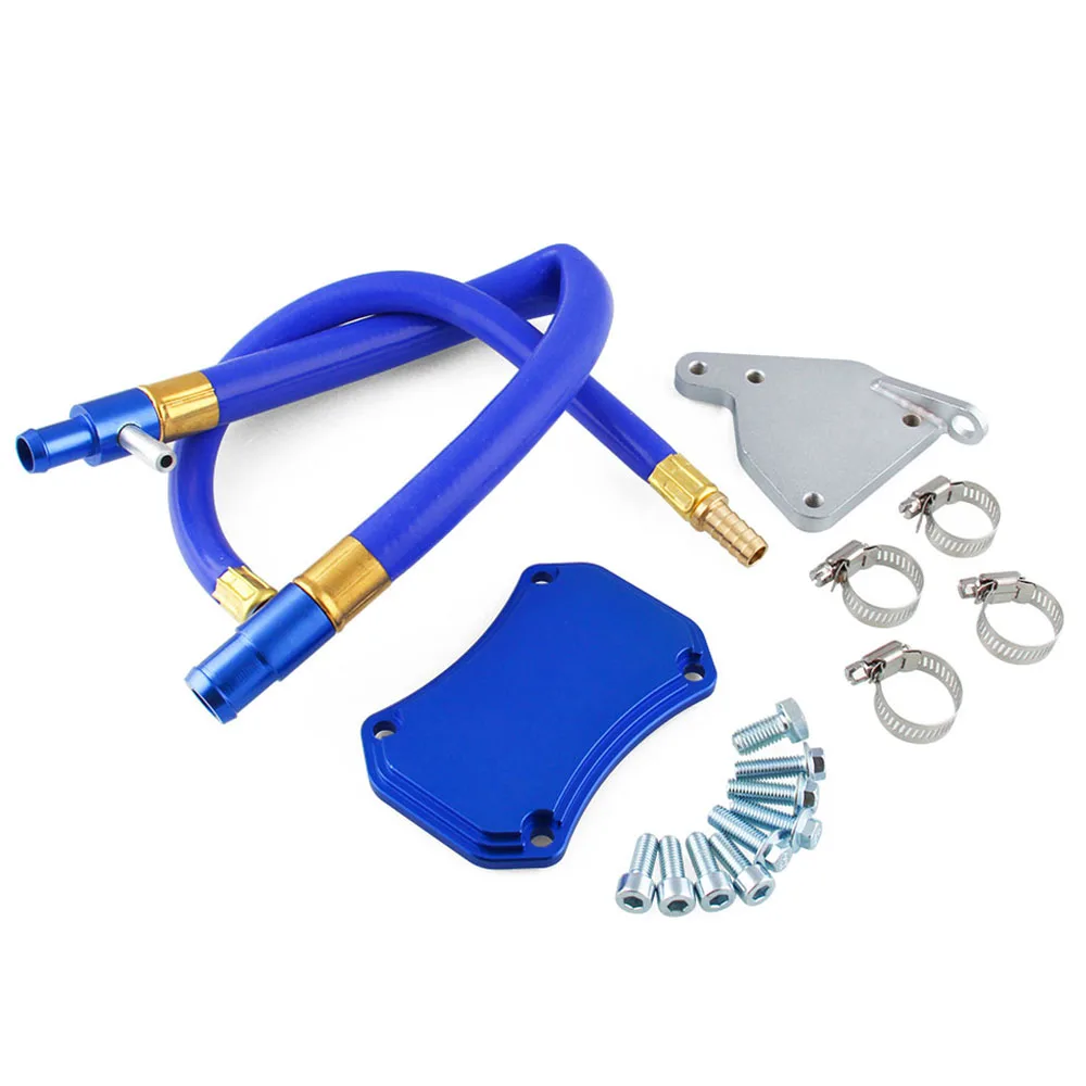 

6.6L Exhaust Gas Circulating Pipe Kit For 11-15 Chevrolet / GMC Duramax Stainless Steel EGR Valve Coller Delete Kits