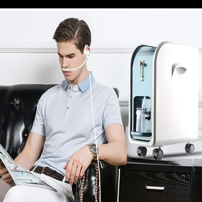  Portable Oxygen Concentrator Generators Household Portable Oxygen Machine Home Air Purifier 93% Hig