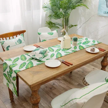 

200x33cm Table Runner Modern Tree Pattern Christmas Party Wedding Decor Crafts Polyester & Cotton Soft Table Runner Table Cloth