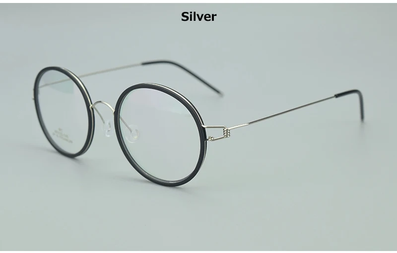 Бренд бирки ретро очки в оправе для мужчин titanium чистая ручная работа очки для близоруких людей Очки оправой, очки с оправой для женщин - Цвет оправы: 003