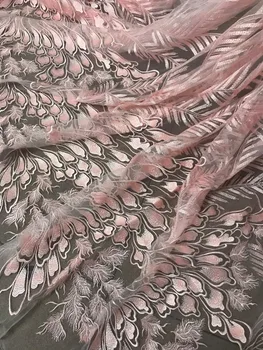 

best quality DiuDiu-1.1404 embroidered African Tulle Lace Fabric African French Lace Fabric with embroidery