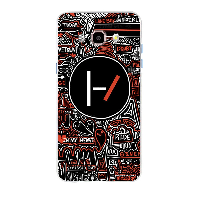 Чехол Twenty One Pilots 21 Мягкий Силиконовый ТПУ чехол для телефона Samsung Galaxy S6 S6edge S6Plus A7