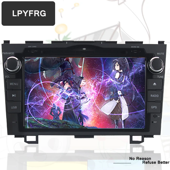 Clearance HD Octa Core A9 1.6GHz 1024X600 Android 9.0 Car DVD Player For Honda CRV CR-V 2006-11 4G WiFi GPS Navigation Stereo Video SD dvd 4