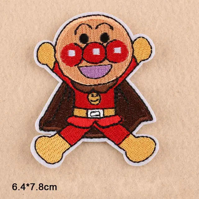Anpanman Cartoon Iron On Embroidered Clothes Patches For Clothing Stickers Garment Wholesale Patches Aliexpress