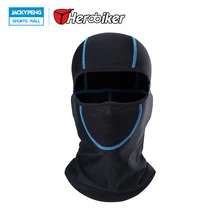HEROBIKER тренировочная велосипедная маска полная лицевая маска тренировочная маска bycycle катание на лыжах ветрозащитная с защитой от ультрафиолета маска для защиты лица