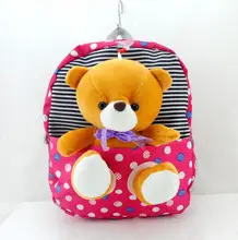 2017 children school bags cute infant walking wings backpacks cartoon bear for kid bags kindergarten mochilas
