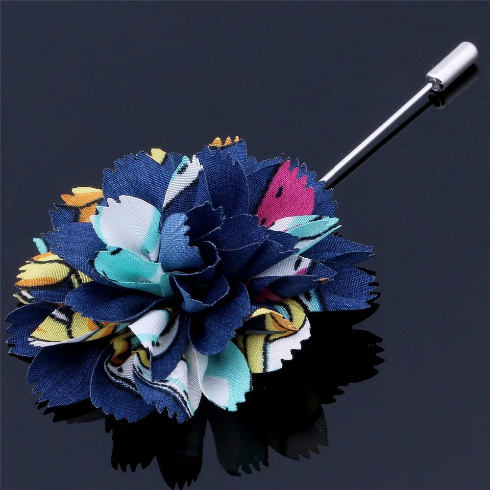 

Pretty Multi-Color Unisex HAWSON Fabric Brooch Pins Men's Fashion Accessories