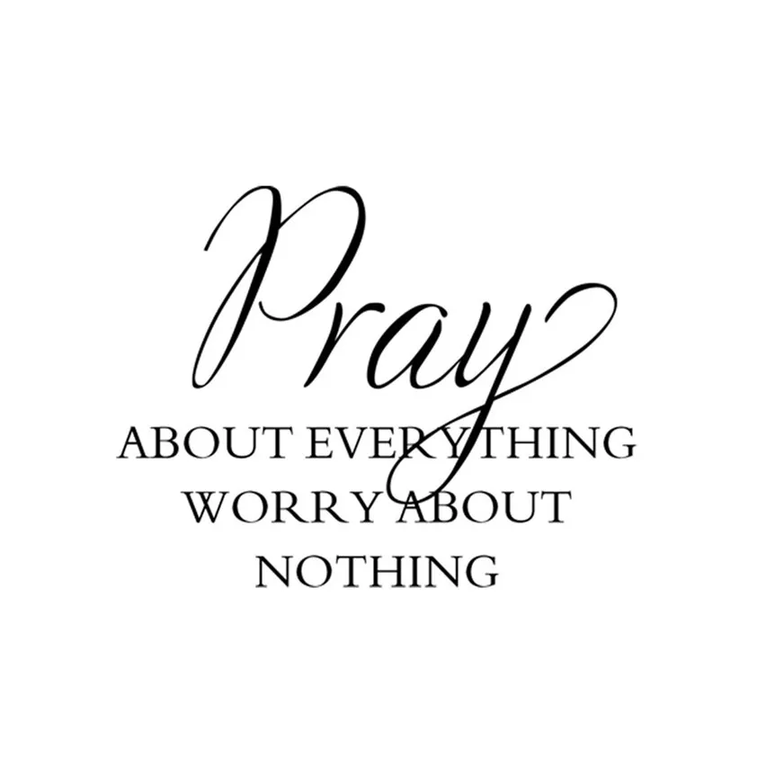 "Pray" Letter Art Wall Sticker Decal Removable Stickers For Living Room