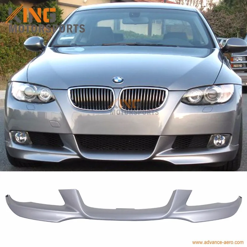 Подходит для 07-10 BMW E92 E93 3 серии M-TECH стиль передний бампер губы окрашены#354 Титан серебро