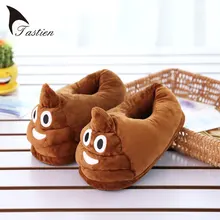 TASTIEN Lustige Mens Frauen Plüsch Hausschuhe 2017 Hallenschuhe House Nette Frauen Hausschuhe Emoji Schuhe Warm Haus Slipper Hohe Qualität