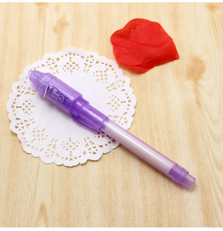 7pcslot Invisible Ink Pen Creative Magic UV invisible Light Pen Safety Funny Marker Pens For School Office Drawing Novelty Item (4)