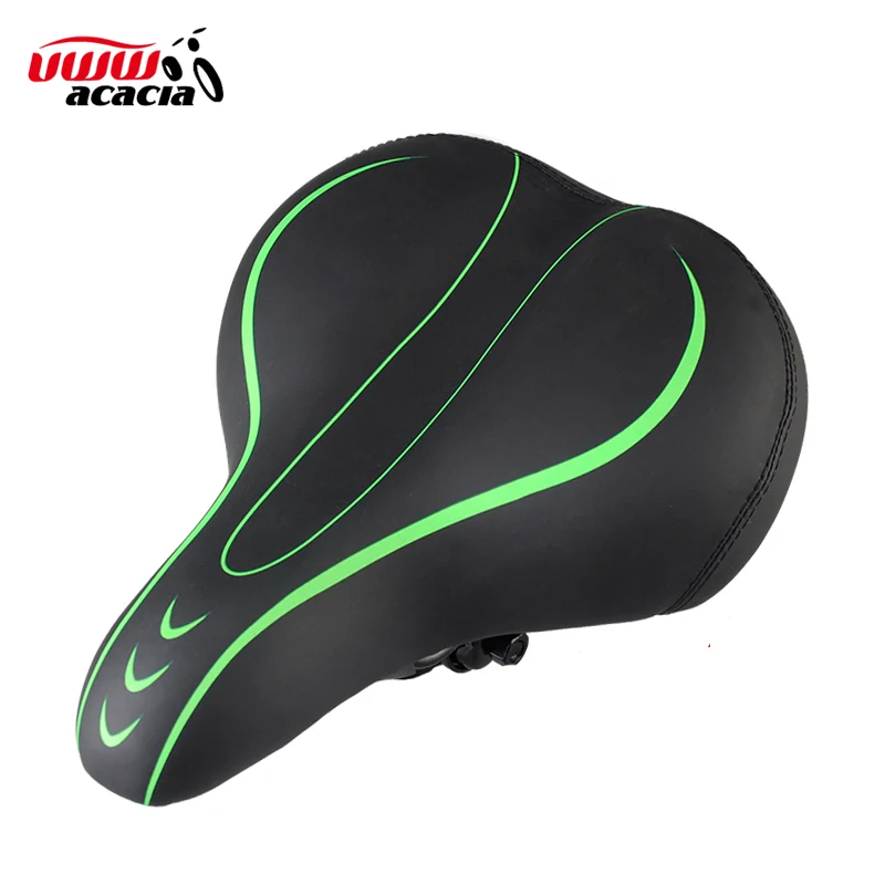 UWW Bicycle Saddle Cushion Spring Steel Thicken Wide Bike Seat Mat Shockproof Soft Sponge Cycling Cushions Part | Спорт и