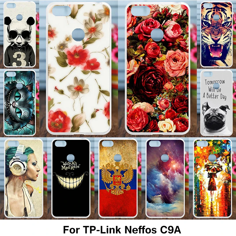 

Ojeleye Soft Case For TP-LINK Neffos C9A Case Silicon DIY Animal Patterned Anti-knock Cover For TP-LINK Neffos C9A Cover Back