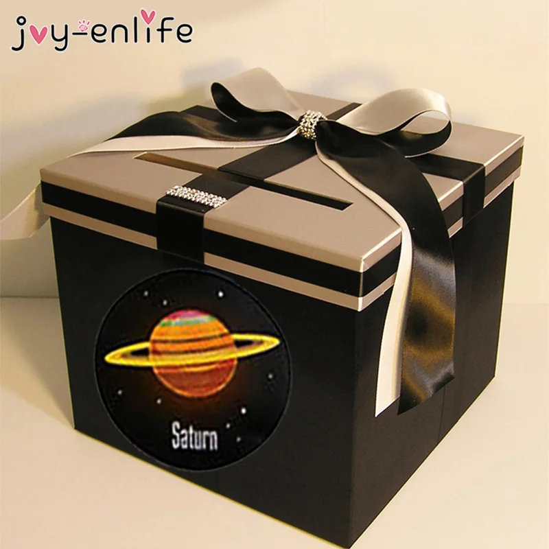 100pcs Solar System Outer Space Planet Series Sealing Stickers Mercury Venus Mars Jupiter Saturn Planet DIY Gift Packaging Decor