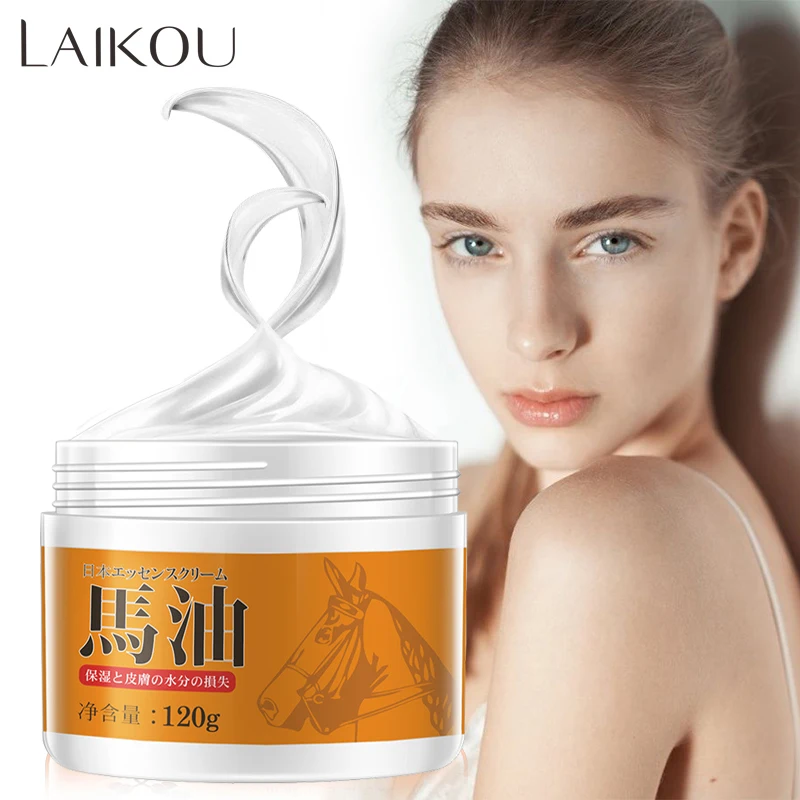 Face Moisturizers, Moisturizing Cream For Oily Skin Anti-Freckle Cream Strong Whitening Horse Oil Facial Cream Dark Spot  LAIKOU