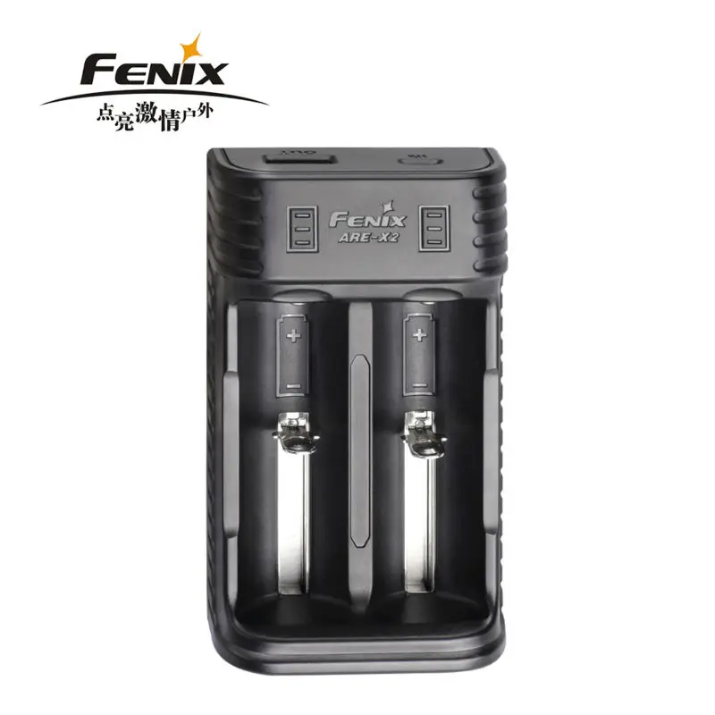 FENIX ARE-X2 usb зарядка/разрядка двухканальный смарт-зарядное устройство для литий-ионных/Ni-MH и Ni-Cd батарей