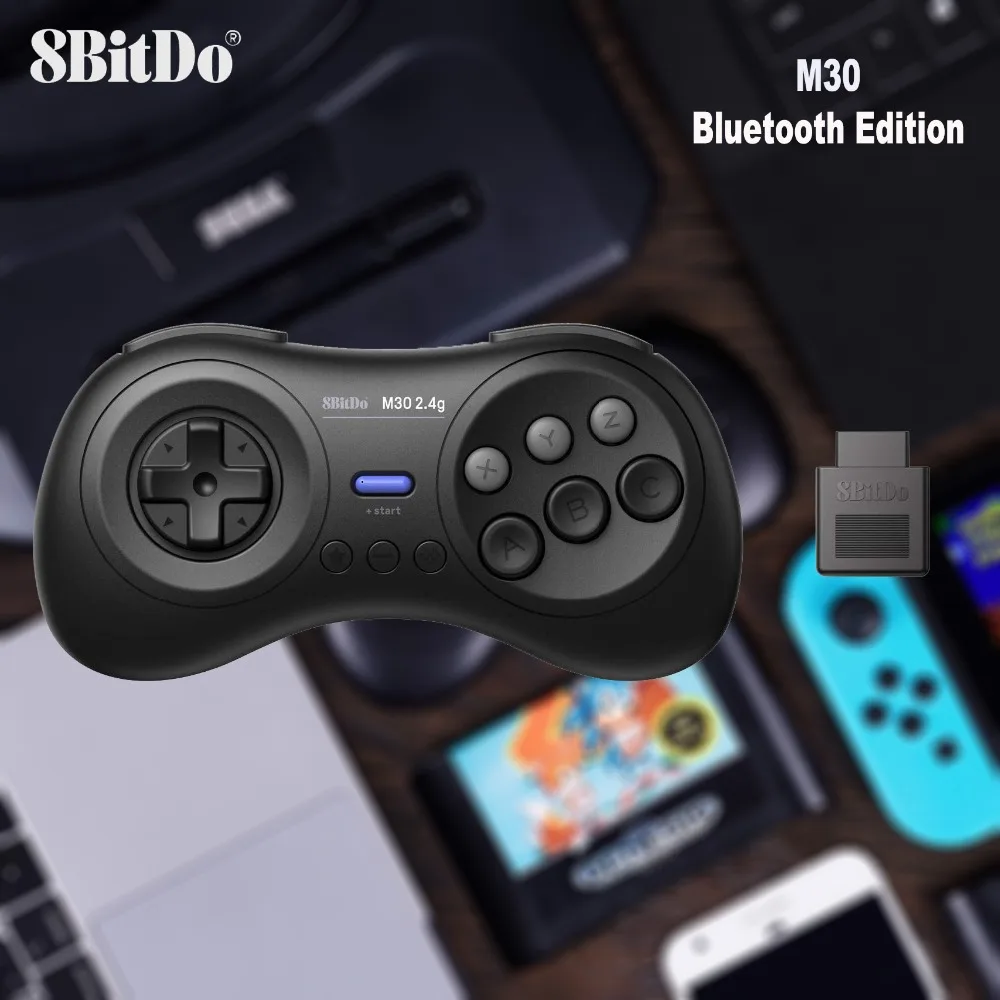 

8BitDo M30 2.4G Wireless Gamepad for Sega Genesis Mega Drive Style for for Nintendo Switch macOS Android Steam Xiaomi smartphone