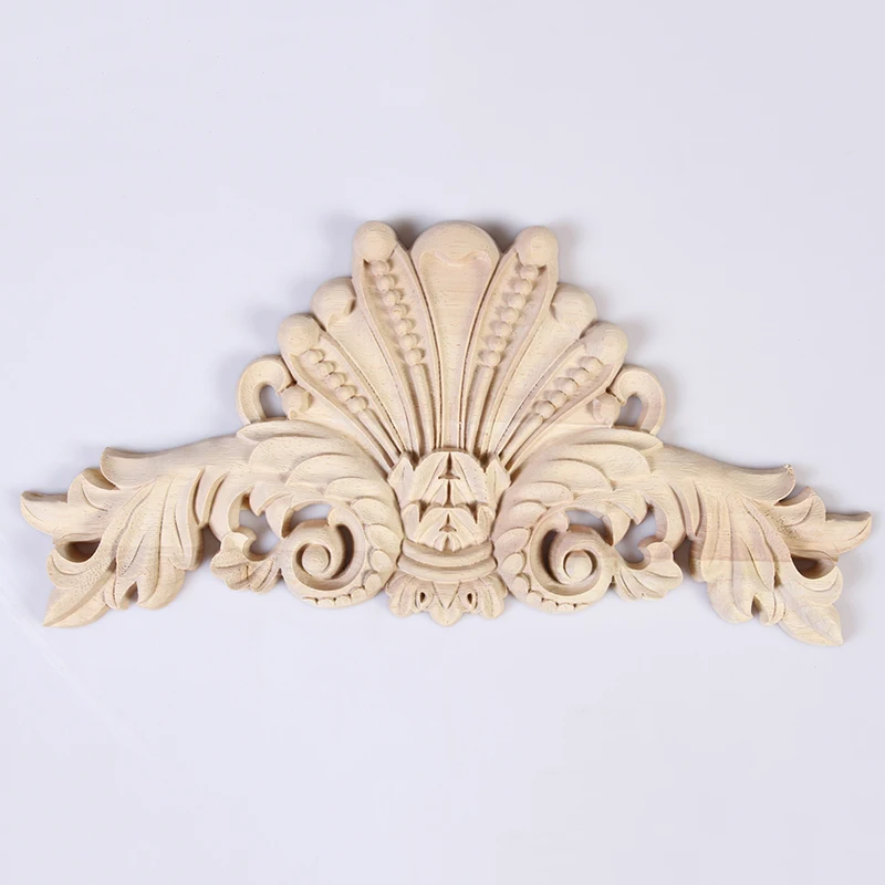 New Yuna Household Decorative Wood Color Wood Carving Applique