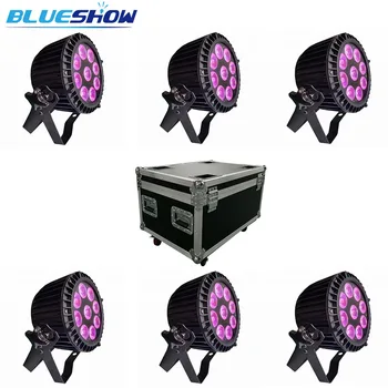 

no tax by sea 6pcs/case, Outdoor Led par Light 9x9w rgb 3in1 waterproof par led rgbw 4in1 12w rgbwa 5in1 par 15w rgbwauv 6in1