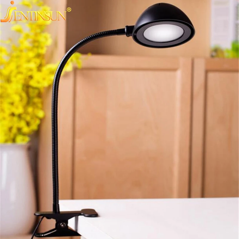 Dimmer Foldable Rechargeable LED Table Lamps Light Flexible Clip on