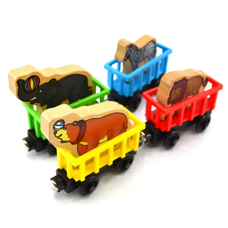 Buy Animal Trains Car Wooden Animal Compartment Train
