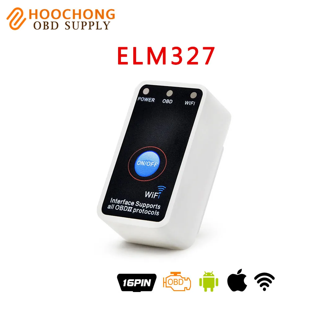 ELM327 V1.5 WIFI OBDII Auto Diagnostic Scanner Tool with Power Switch EL