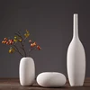 Nordic ceramic vases modern simple white flower arrangement dry flower flower living room dining room table vase 3