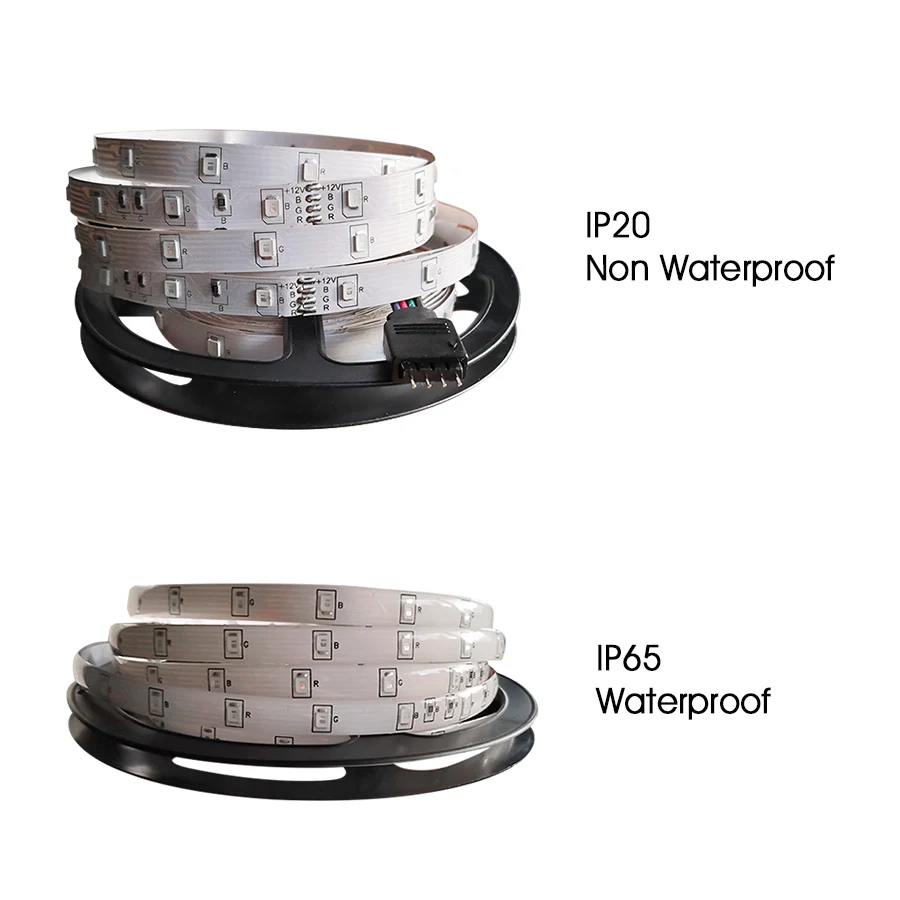 Светодиодная лента 2835 RGB водонепроницаемая светодиодная 5 м 10 15 20 SMD домашняя Fiexble