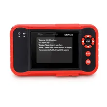 OBDII Code Reader Сканер Тесты двигателя/ABS/SRS/AT CRP123 инструмент диагностики авто