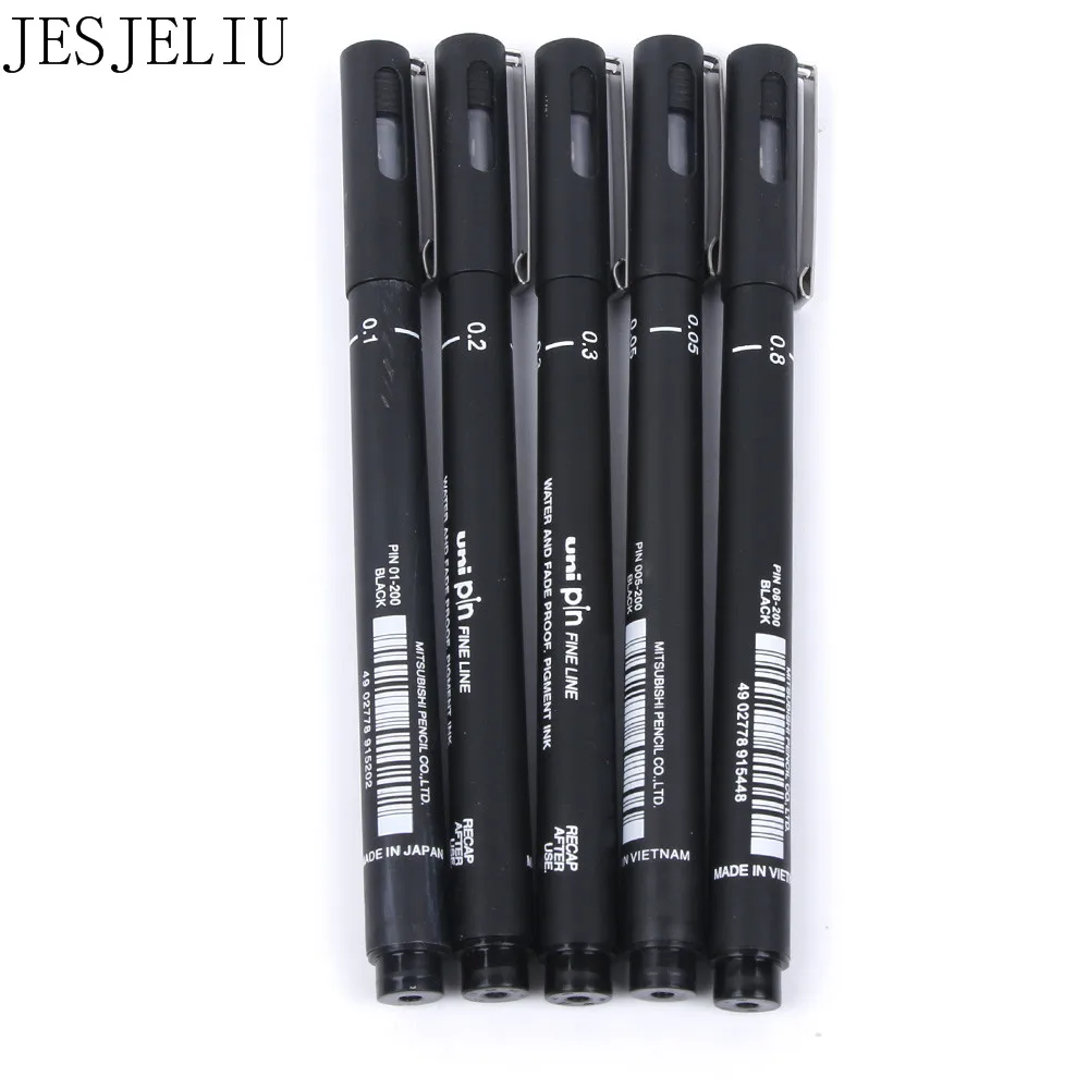 

Fineliner Drawing Pen 005 01 02 03 04 05 08 Brush Waterproof Pen Sketch Markers Art Marker Pen Different Tip Sizes