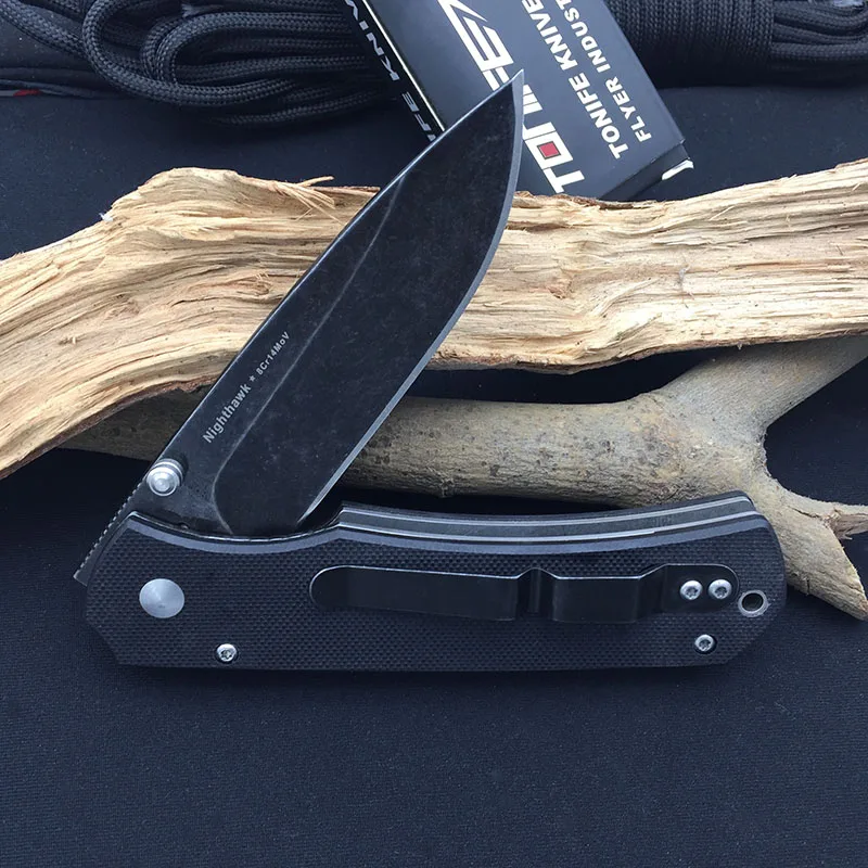 TONIFE CKT6108 NightThawk складной карманный Ножи 8Cr14MoV лезвие уличный походный Охотничий