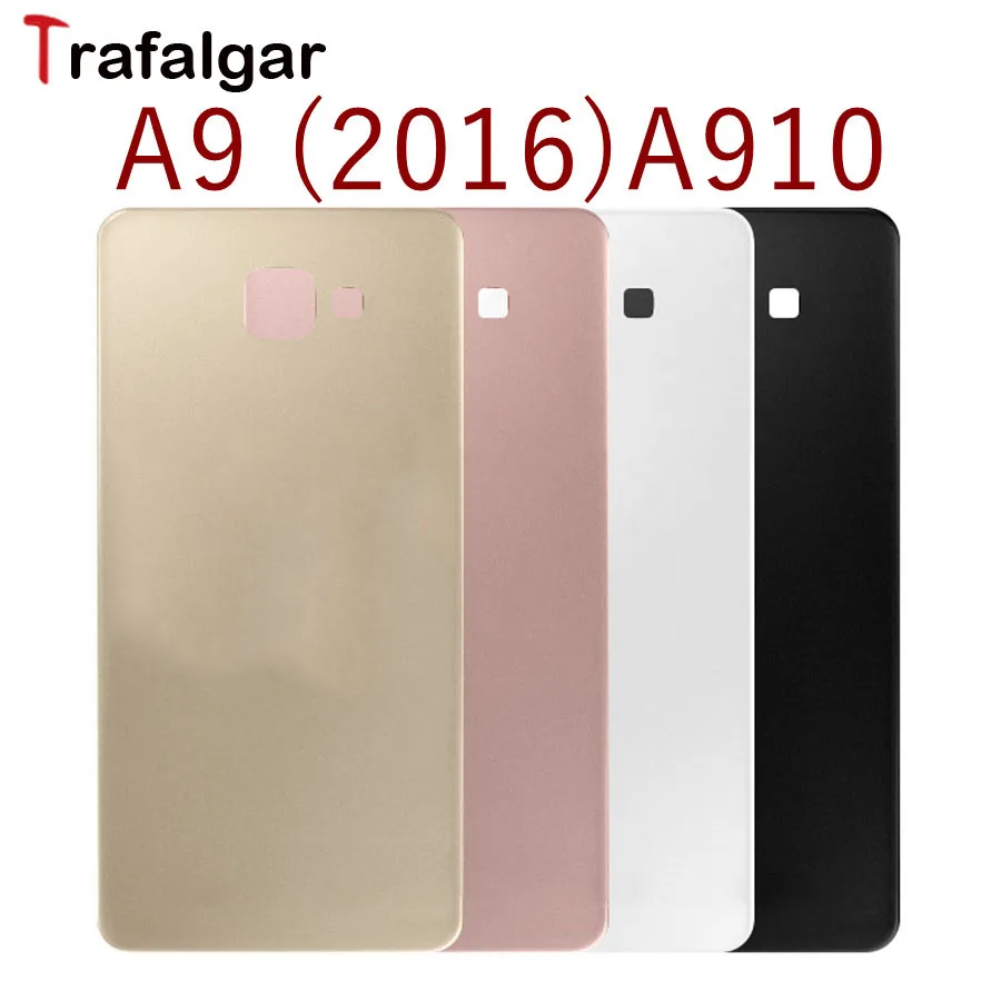 

For SAMSUNG Galaxy A9 2016 Back Glass Battery Cover A910 Rear Door Housing Case Panel For 6.0" SAMSUNG A9 2016 Back Glass Cover