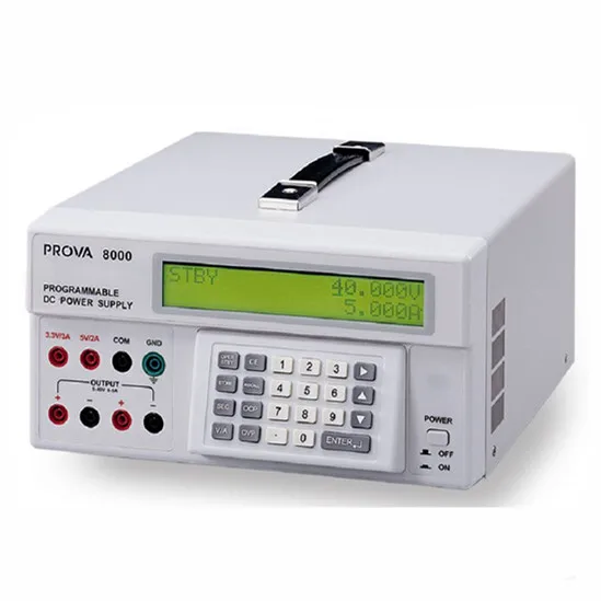 

NEW PROVA-8000 Programmable Power Supply 0-40V/0-5A TES Tester